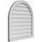 Ekena Millwork Round Top Surface Mount PVC Gable Vent w/ 2"W x 2"P Brickmould Sill Frame, 28"W x 30"H GVPRT28X3003SN - alternate 3